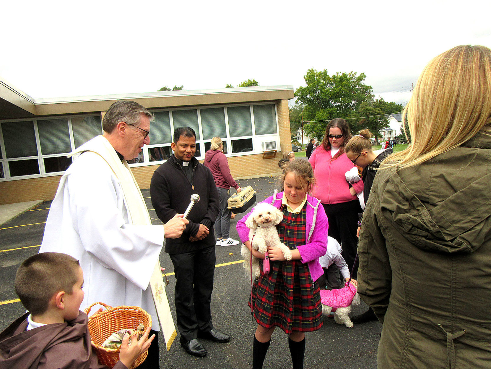Blessing the animals